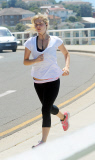 SAMARA WEAVING DOES THE BONDI TO BRONTE RUN 