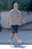 *EXCLUSIVE* Michael Chiklis gets in an early morning workout
