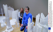 Over 5,000 People Build a Giant 'Sugar Metropolis' with half a million sugar cubes, Belfast, Northern Ireland - 17 Nov 2013