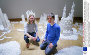 Over 5,000 People Build a Giant 'Sugar Metropolis' with half a million sugar cubes, Belfast, Northern Ireland - 17 Nov 2013