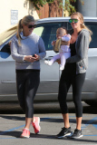 *EXCLUSIVE* Petra Ecclestone and Lavinia Sunday morning coffee run