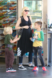 *EXCLUSIVE* Pregnant Gwen Stefani makes a quick stop before hitting Disneyland 