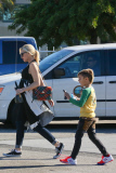*EXCLUSIVE* Pregnant Gwen Stefani makes a quick stop before hitting Disneyland 