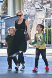 *EXCLUSIVE* Pregnant Gwen Stefani makes a quick stop before hitting Disneyland - Part 2