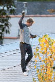 *EXCLUSIVE* Dax Shepard and Kristen bell get in the holiday spirit