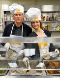 'Thanksgiving To Go' meals at the NYC Food Bank, New York, America - 24 Nov 2013
