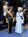 ROYAL ARRIVALS AT DUTCH KINGS CORONATION