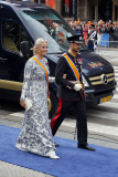 ROYAL ARRIVALS AT DUTCH KINGS CORONATION