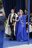 ROYAL ARRIVALS AT DUTCH KINGS CORONATION