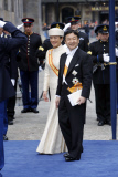 ROYAL ARRIVALS AT DUTCH KINGS CORONATION
