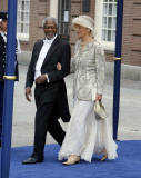 ROYAL ARRIVALS AT DUTCH KINGS CORONATION