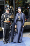 Royal arrivals at the Nieuwe Kerk in Amsterdam