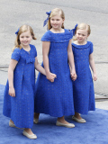 Royal arrivals at the Nieuwe Kerk in Amsterdam