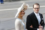 Royal arrivals at the Nieuwe Kerk in Amsterdam