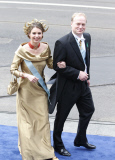 Royal arrivals at the Nieuwe Kerk in Amsterdam