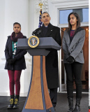 President Barack Obama Pardons Thanksgiving Turkey