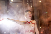 Femen Protest gegen Prostitution in Berlin