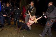 Femen Protest gegen Prostitution in Berlin