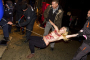 Femen Protest gegen Prostitution in Berlin