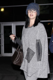 *EXCLUSIVE* Katy Perry geeks out at "Hunger Games: Catching Fire" movie night