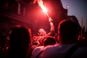 Protest in Santiago del Chile