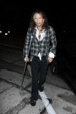 Steven Tyler hobbles his way into Craig's for dinner