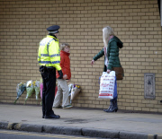 THE PUBLIC LAYING FLOWERS AT THE CLUTHA BAR IN GLASGOW  WHERE A POLICE HELICOPTER CRASH LANDED ON THE ROOF OF THE BAR 29/11/13.

TODAY PIC 30/11/13



