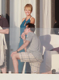 Charlie Sheen Partying On His Balcony In Cabo 