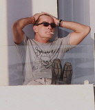 Charlie Sheen Partying On His Balcony In Cabo 