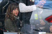 Jamie Dornan and Dakota Johnson get to work on 'Fifty Shades of Grey' **NO Canada**