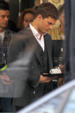 Jamie Dornan and Dakota Johnson get to work on 'Fifty Shades of Grey' **NO Canada**