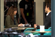 First Photos Of Dakota Johnson And Jamie Dornan Filming "Fifty Shades Of Grey"