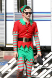 Chris Colfer, Lea Michele and Naya Rivera get ready for Christmas