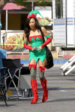 Chris Colfer, Lea Michele and Naya Rivera get ready for Christmas