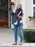 Jennifer Garner Takes Samuel To See The Horses 