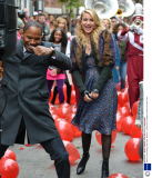 'Annie' on set filming, New York, America - 02 Dec 2013