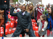 'Annie' on set filming, New York, America - 02 Dec 2013