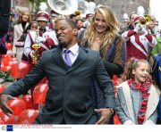 'Annie' on set filming, New York, America - 02 Dec 2013