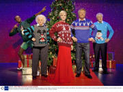 Madame Tussauds unveils famous wax figures dressed in Christmas sweaters, London, Britain - 03 Dec 2013