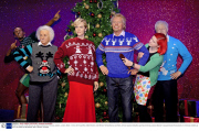 Madame Tussauds unveils famous wax figures dressed in Christmas sweaters, London, Britain - 03 Dec 2013