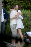 Gerard Butler and Another Mystery Woman pack on the PDA
