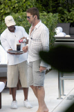 Gerard Butler and Another Mystery Woman pack on the PDA
