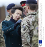 Princess Anne presents Afgham medals to soldiers of the Household Cavalry at Combermere Barracks, Windsor, Britain - 04 Dec 2013