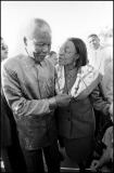 Nelson Mandela and Gracha Machel visit Pollsmoor Prison,late 199