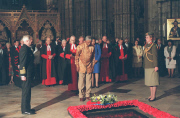 


NELSON MANDELA
President of South Africa
Laying a wreath at the Tomb of the Unknown Warrior in Westminster Abbey during his State Visit to Britain
COMPULSORY CREDIT: UPPA/Photoshot
Photo UA 011808/A
09.07.1996