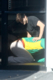 *EXCLUSIVE* Ashton Kutcher gets in a Good Workout with Jiu-Jitsu