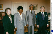 Nelson Mandela in Sweden - 12 Mar 1990