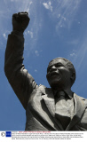 Statue of Nelson Mandela in Cape Town South Africa. - 08 Dec 2012