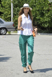 Stacy Keibler Leaving Lunch in Sherman Oaks
