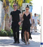 David Arquette and his pregnant wife Christina McLarty out and about in South Beach, Miami, America - 07 Dec 2013